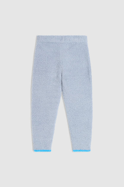 Barefoot Dreams CozyChic® Toddler Tipped Jogger: Chambray / Cyan