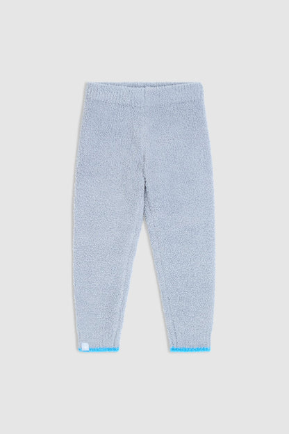 Barefoot Dreams CozyChic® Toddler Tipped Jogger: Chambray / Cyan