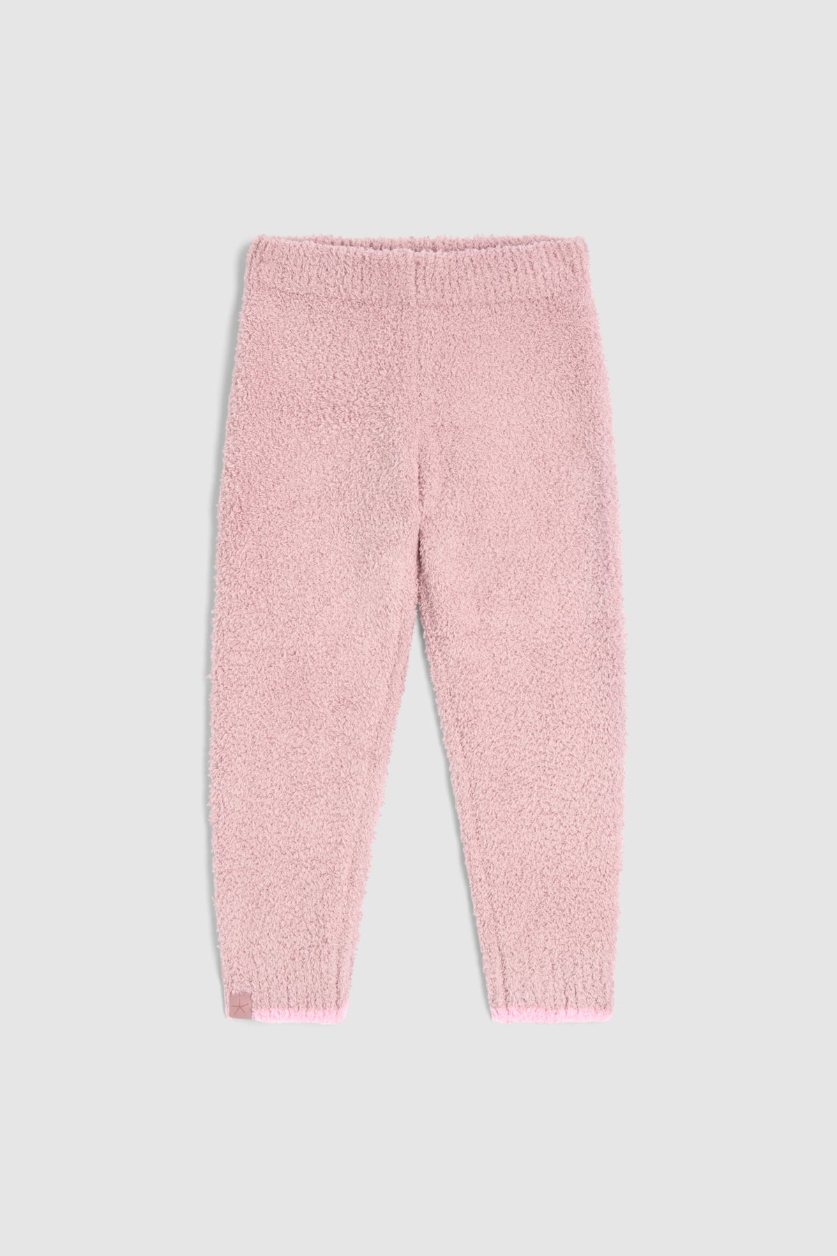 Barefoot Dreams CozyChic® Toddler Tipped Jogger: Teaberry / Barbie Pink