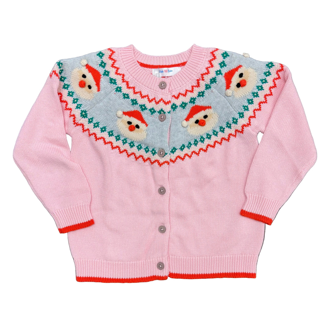 Pink Santa Cardigan