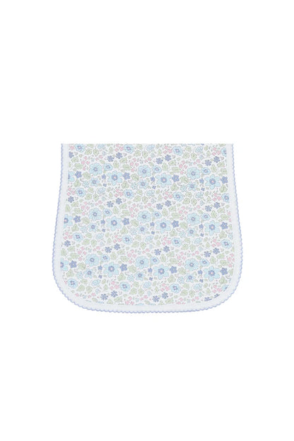 Blue Meadow Burp Cloth