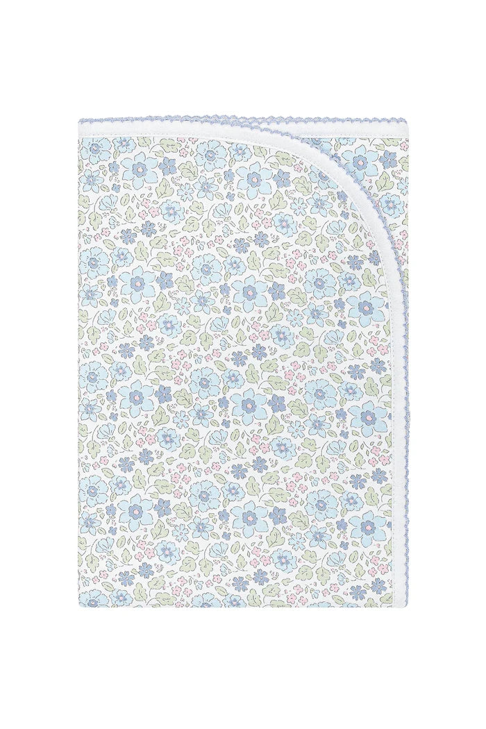 Blue Meadow Receiving Blanket