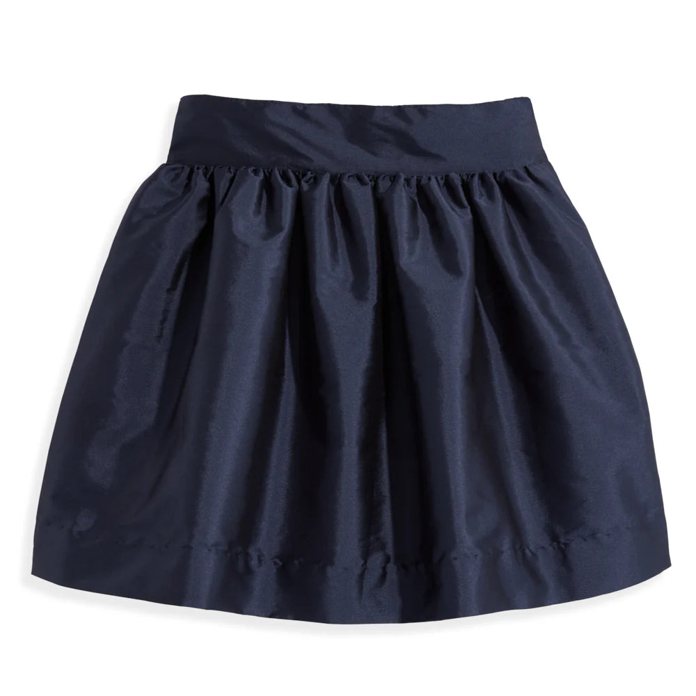 Bella Bliss Party Skirt: Navy Taffeta