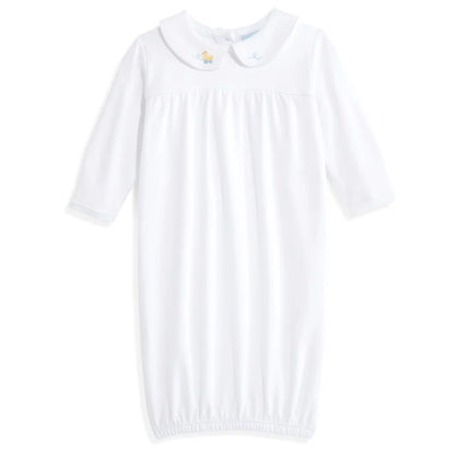 Simmons Pima Baby Sac: White with Ducks