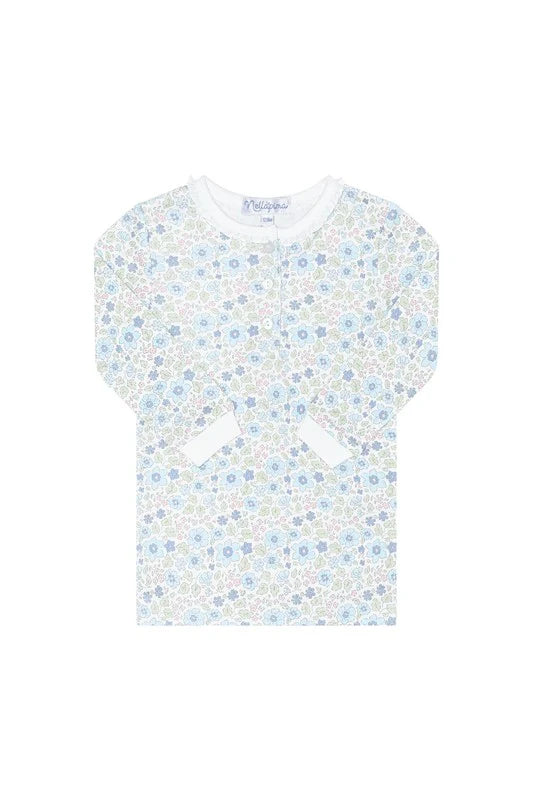 Blue Meadow Pajama Set