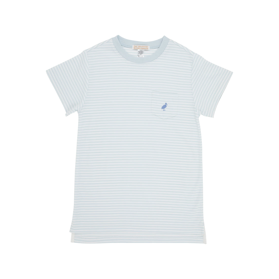 TBBC Carter Crewneck: Buckhead Blue Stripe with Park City Periwinkle