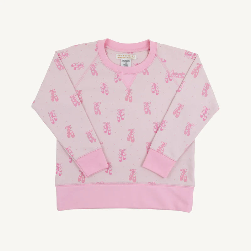 TBBC Cassidy Comfy Crewneck: On Pointe