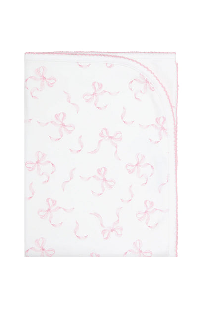 Charming Bows Print Blanket