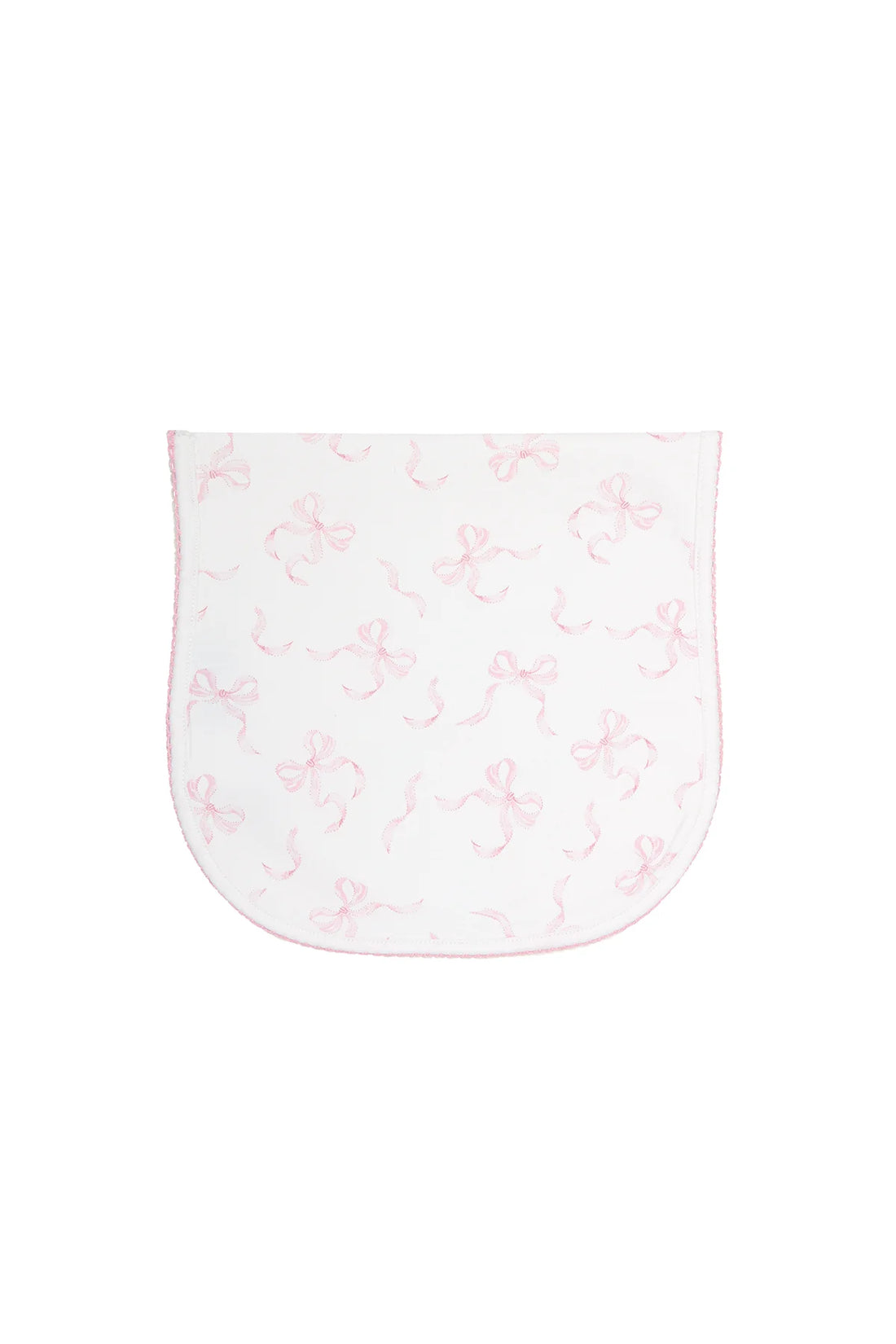 Charming Bows Print Burp Cloth