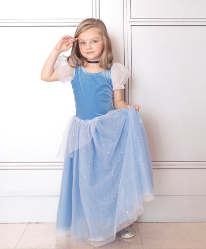 The Princess Cinderella Blue Costume Dress