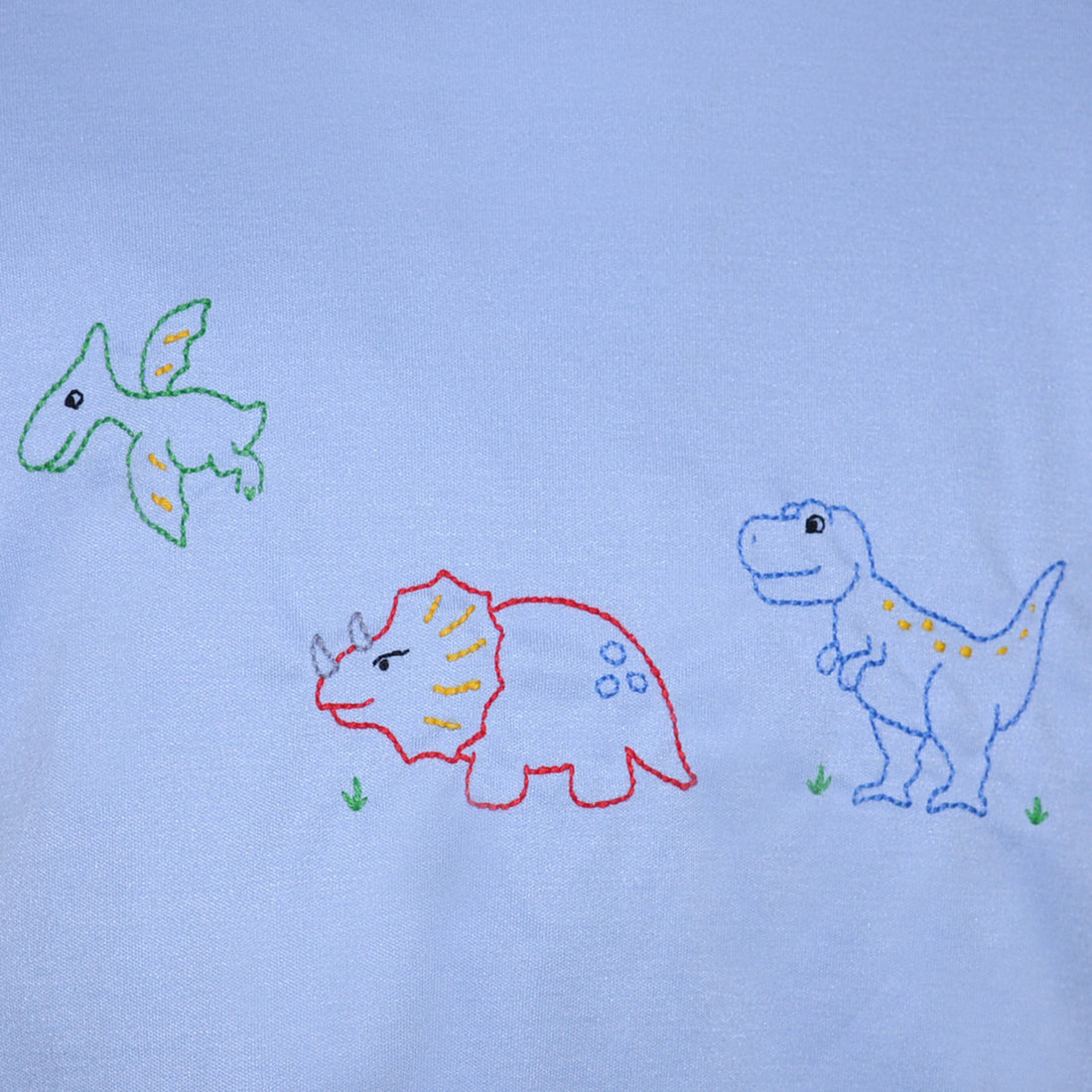 Blue Houston T-Shirt: Dinosaurs