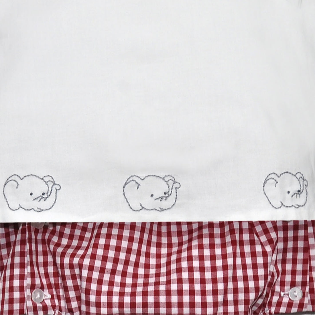 Crimson/Grey Diaper Set