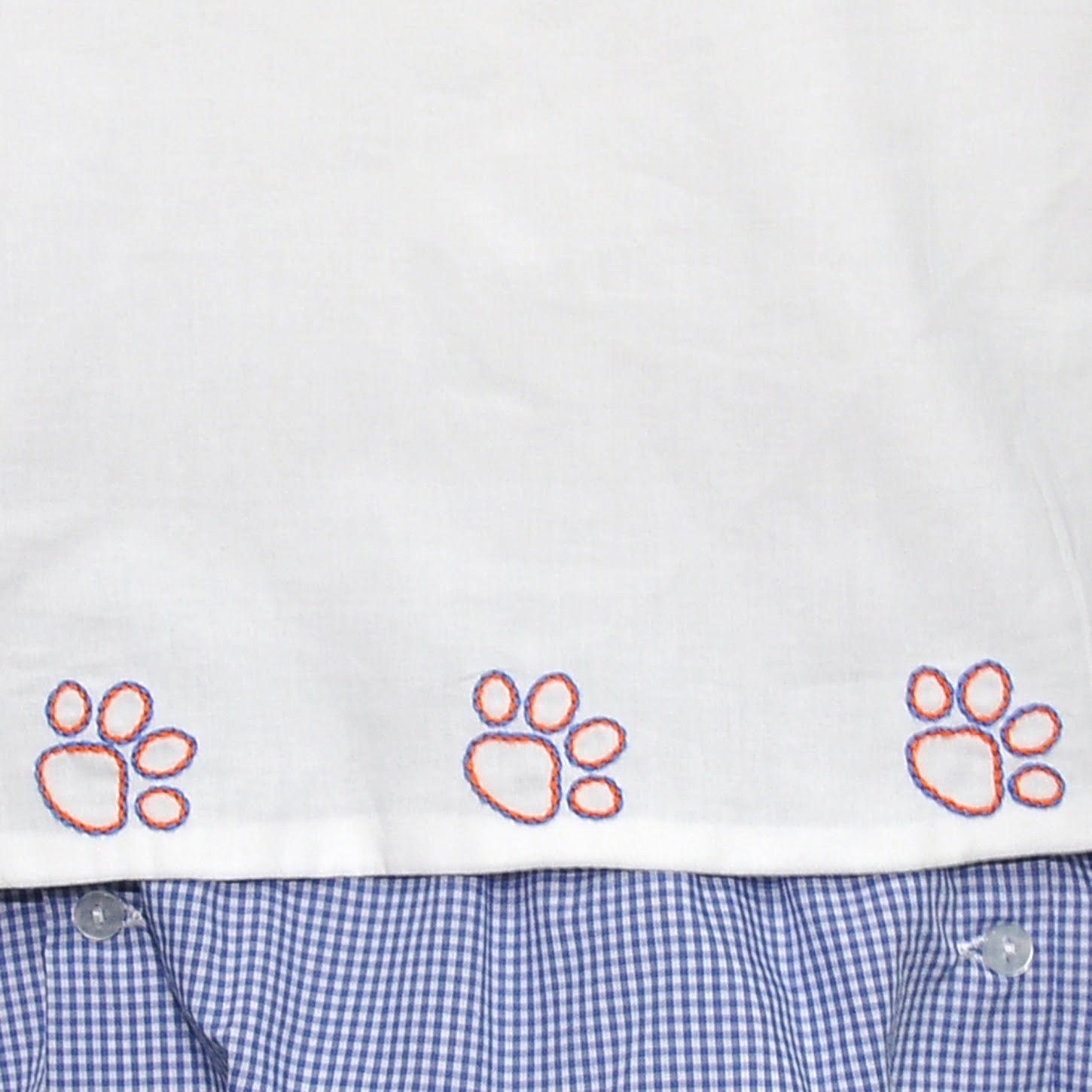Navy Orange Diaper Set
