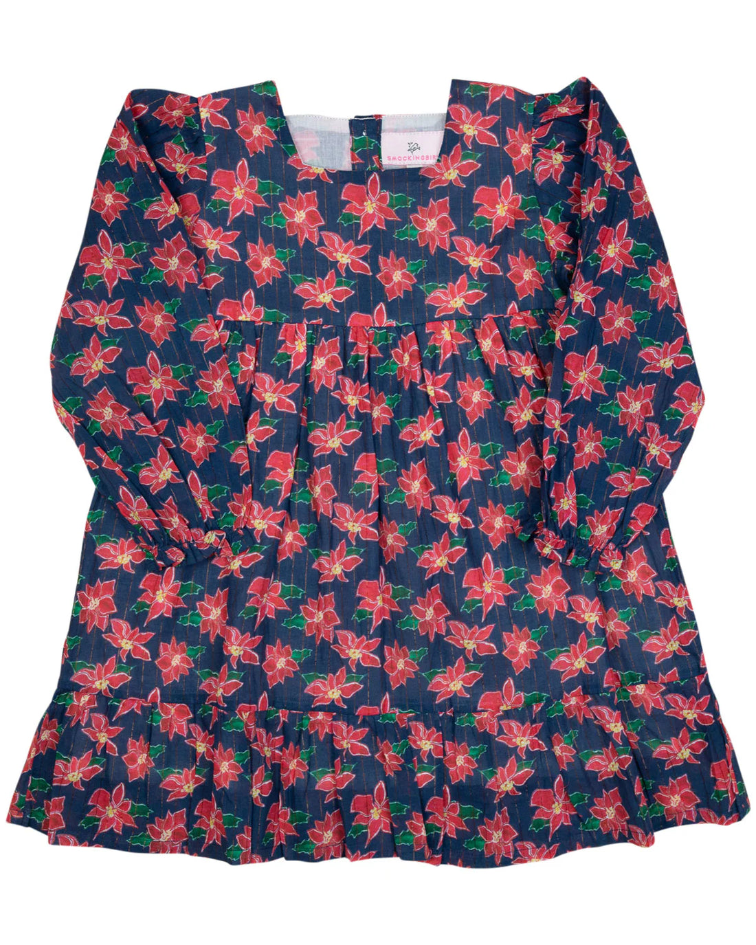Poinsettia With Gold Lurex Dress