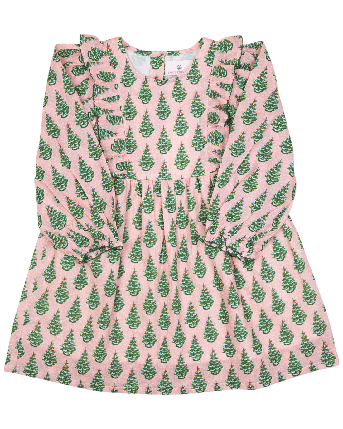 Vintage Ceramic Christmas Trees Dress