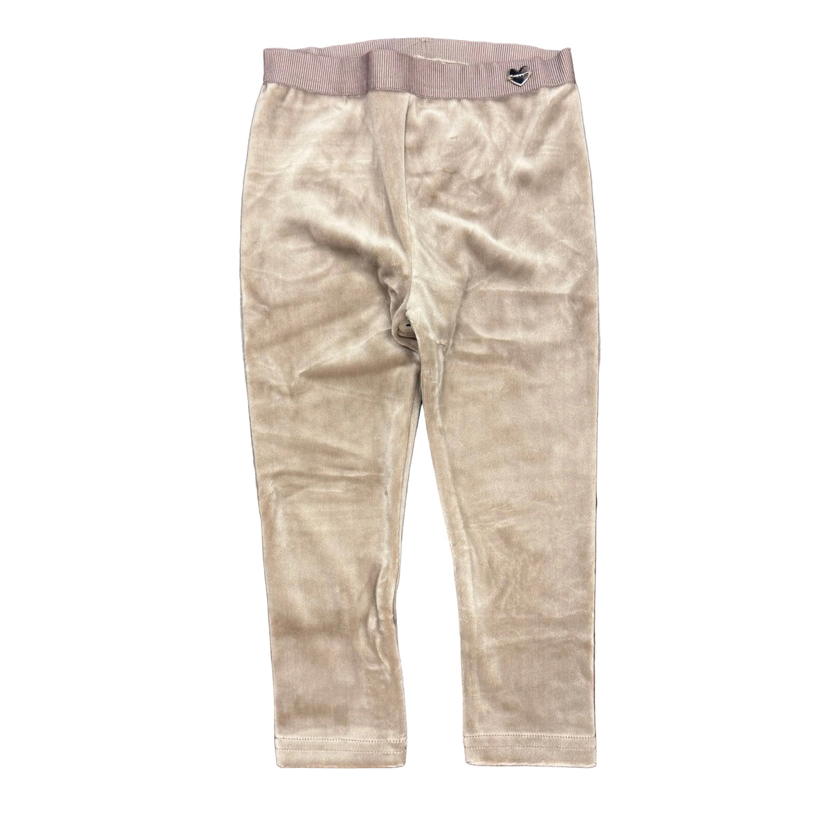 Basic Velvet Leggings: Taupe
