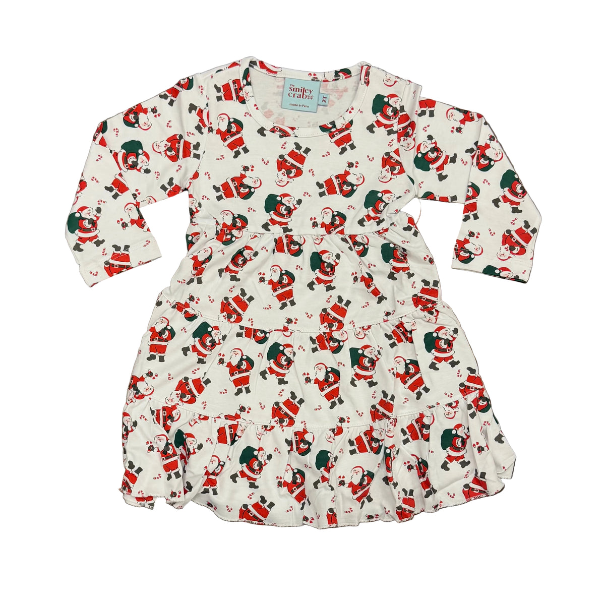 Printed Santa Dress