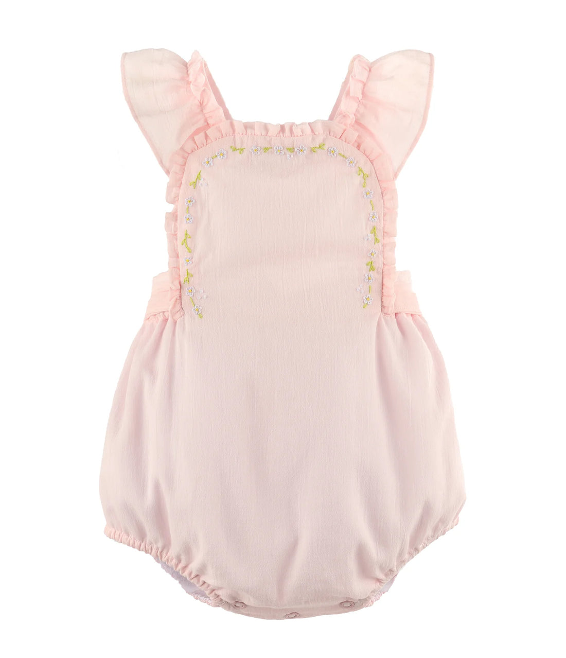 Daisy Chain Sunsuit: Pink
