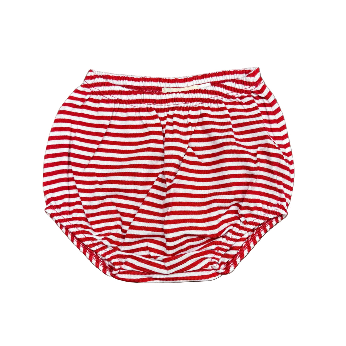 Deep Red/White Stripe Diaper Jersey Cover