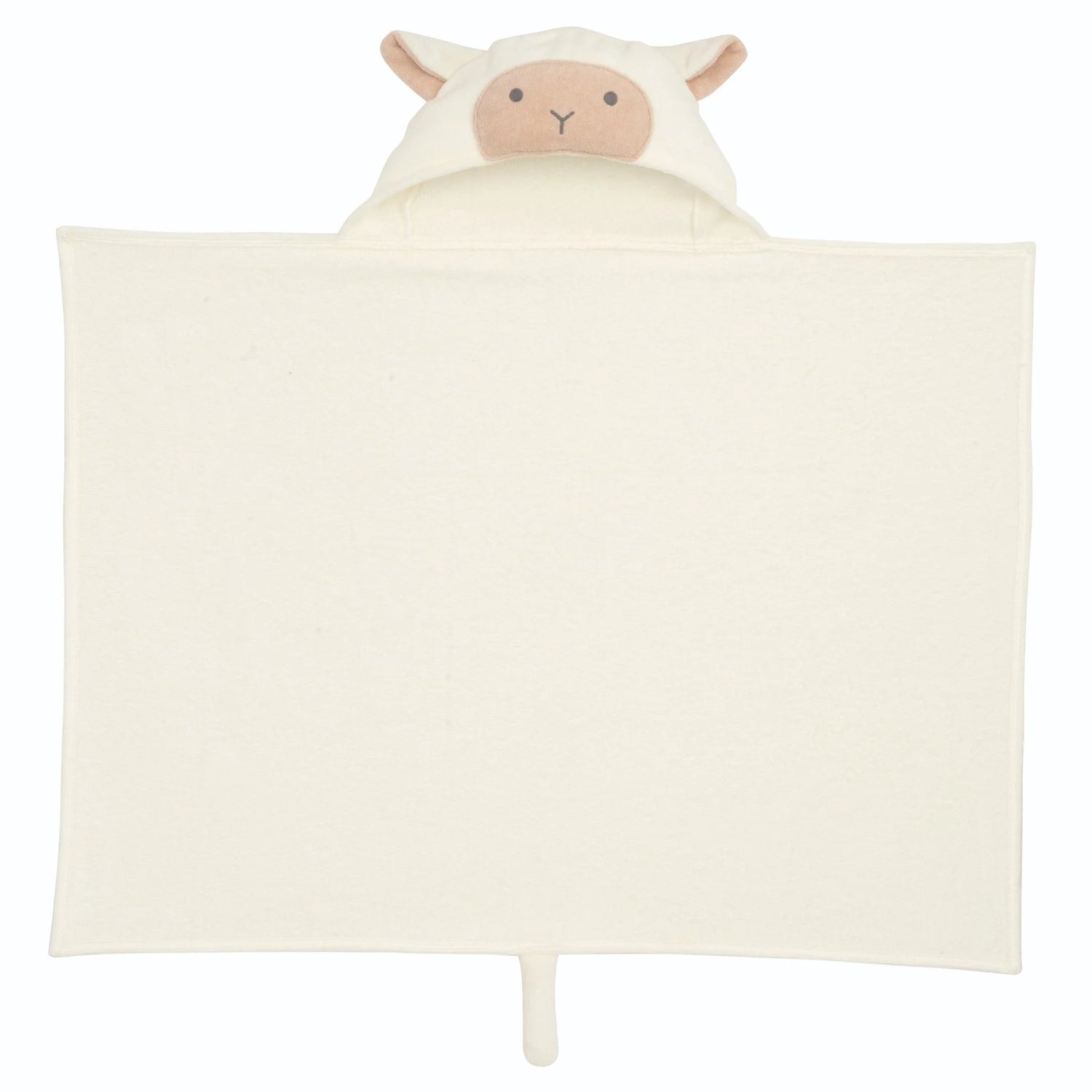 Hooded Baby Bath Wrap: Lambie