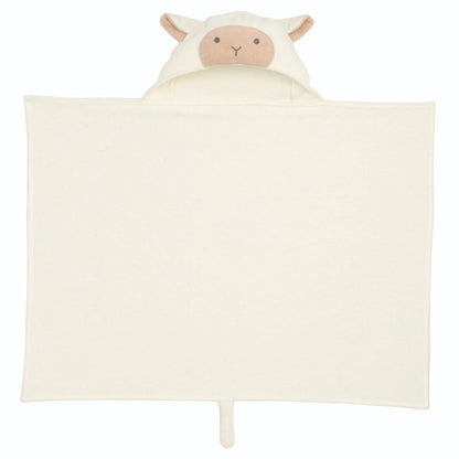 Hooded Baby Bath Wrap: Lambie