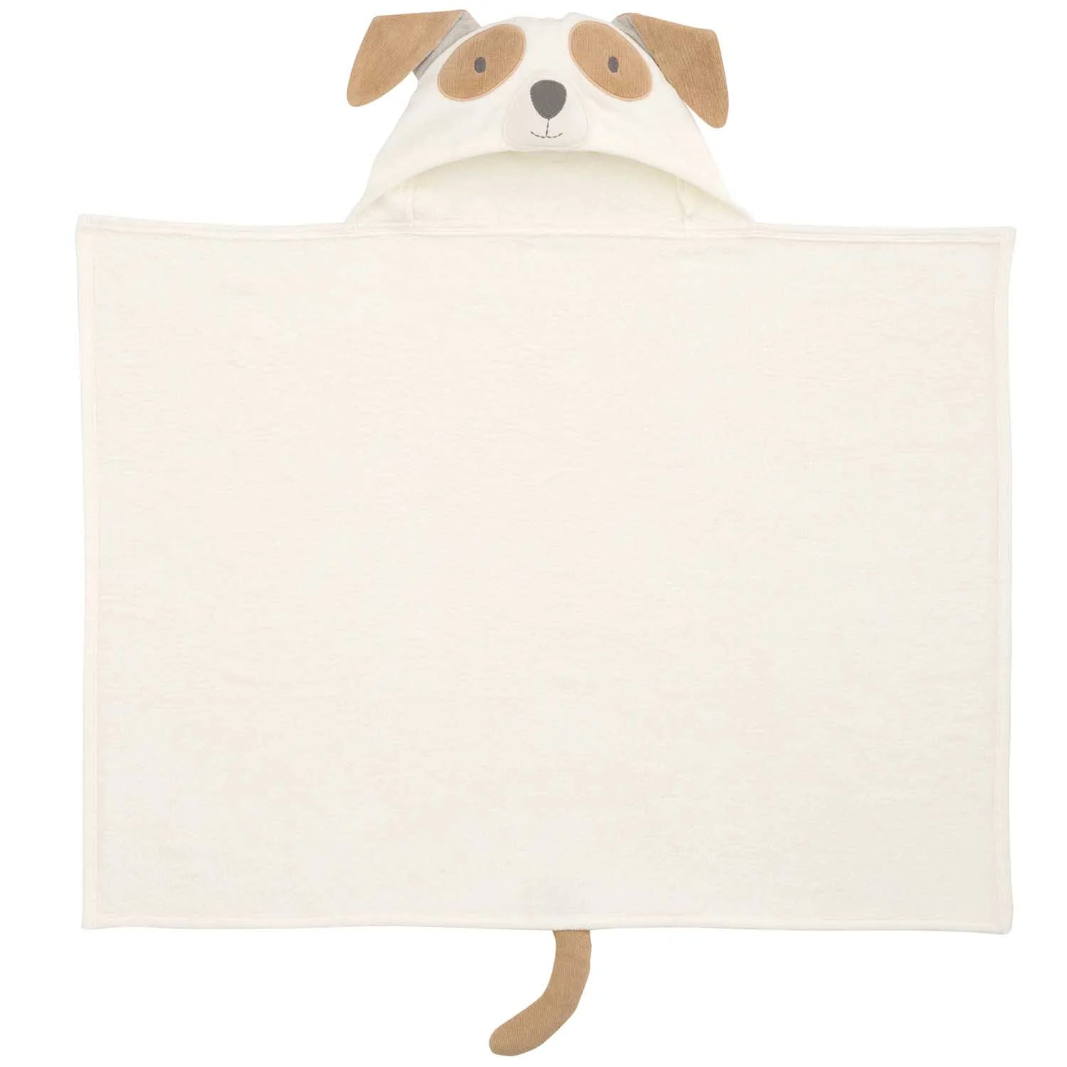 Hooded Baby Bath Wrap: Puppy