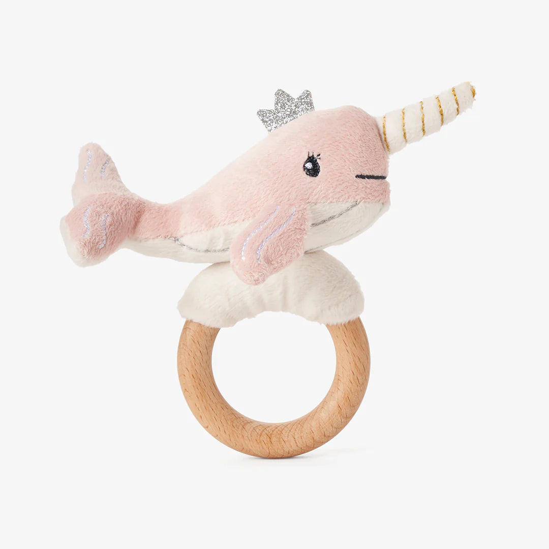 Narwhal Plush Ring Rattle