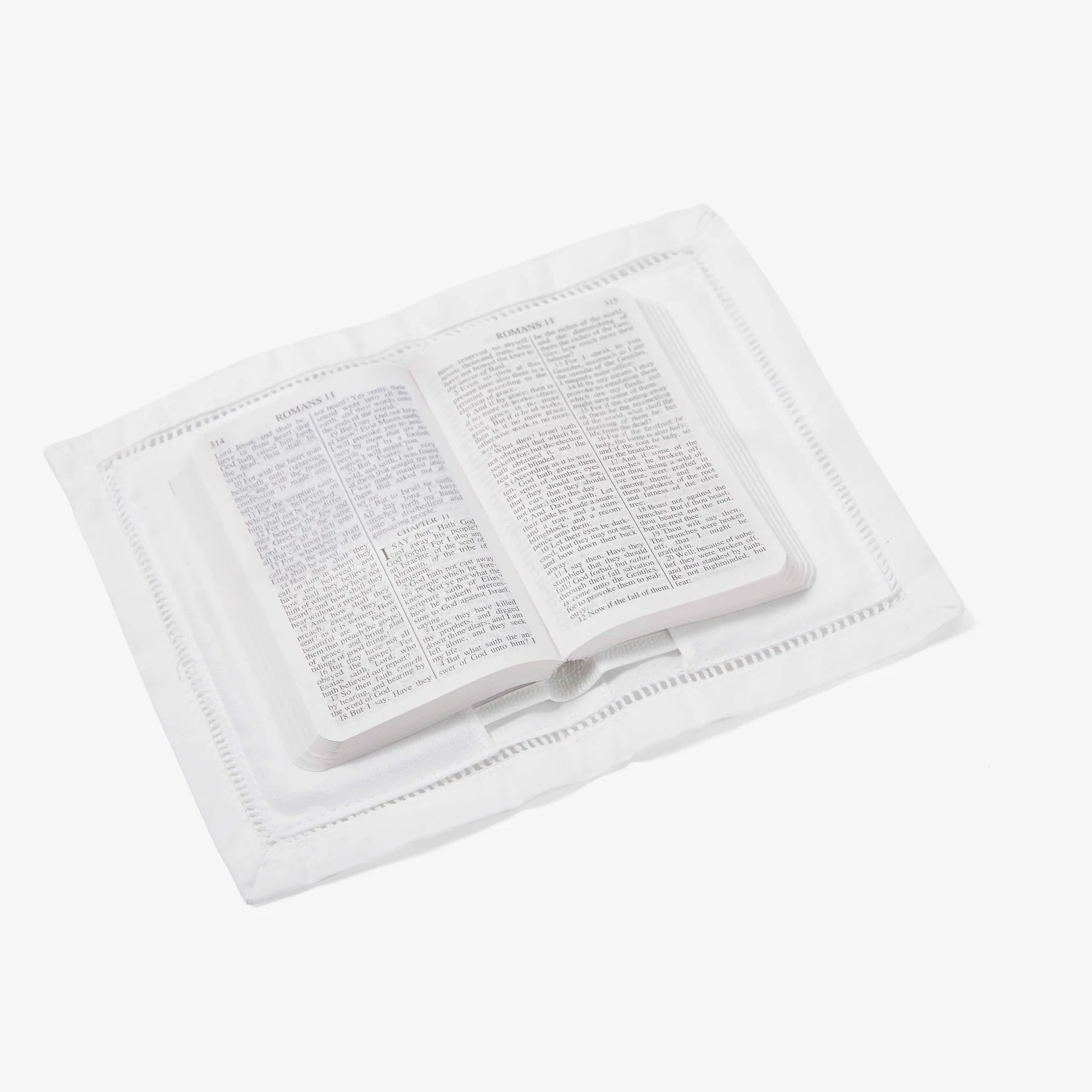 Heirloom Baby Bible: Swiss Dot Cross