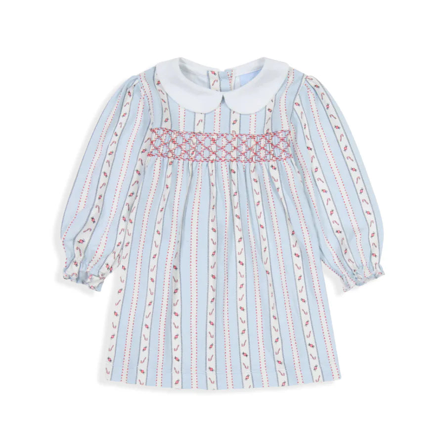 Long Sleeve Smocked Dress &amp; Bloomer Set: Bon Bons