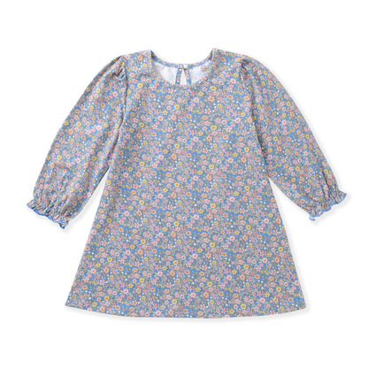 Fall Floral A-Line Dress