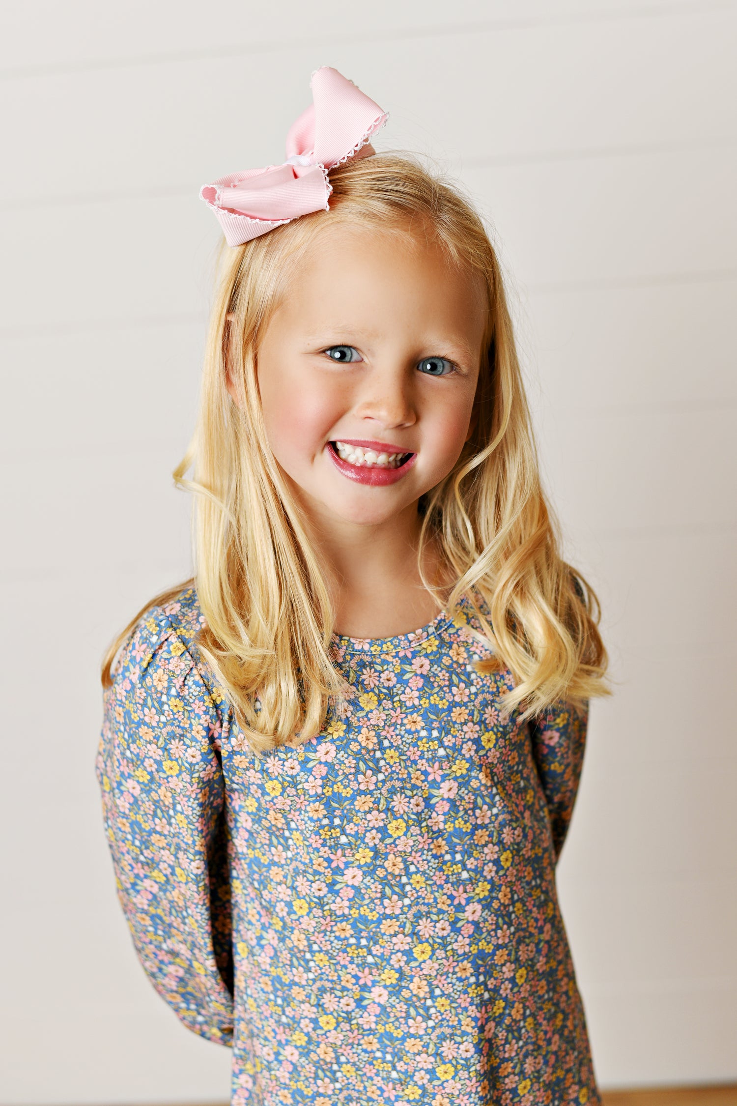 Fall Floral A-Line Dress