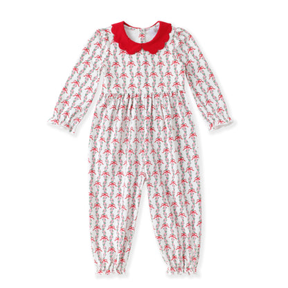 Christmas Bows Proper Romper
