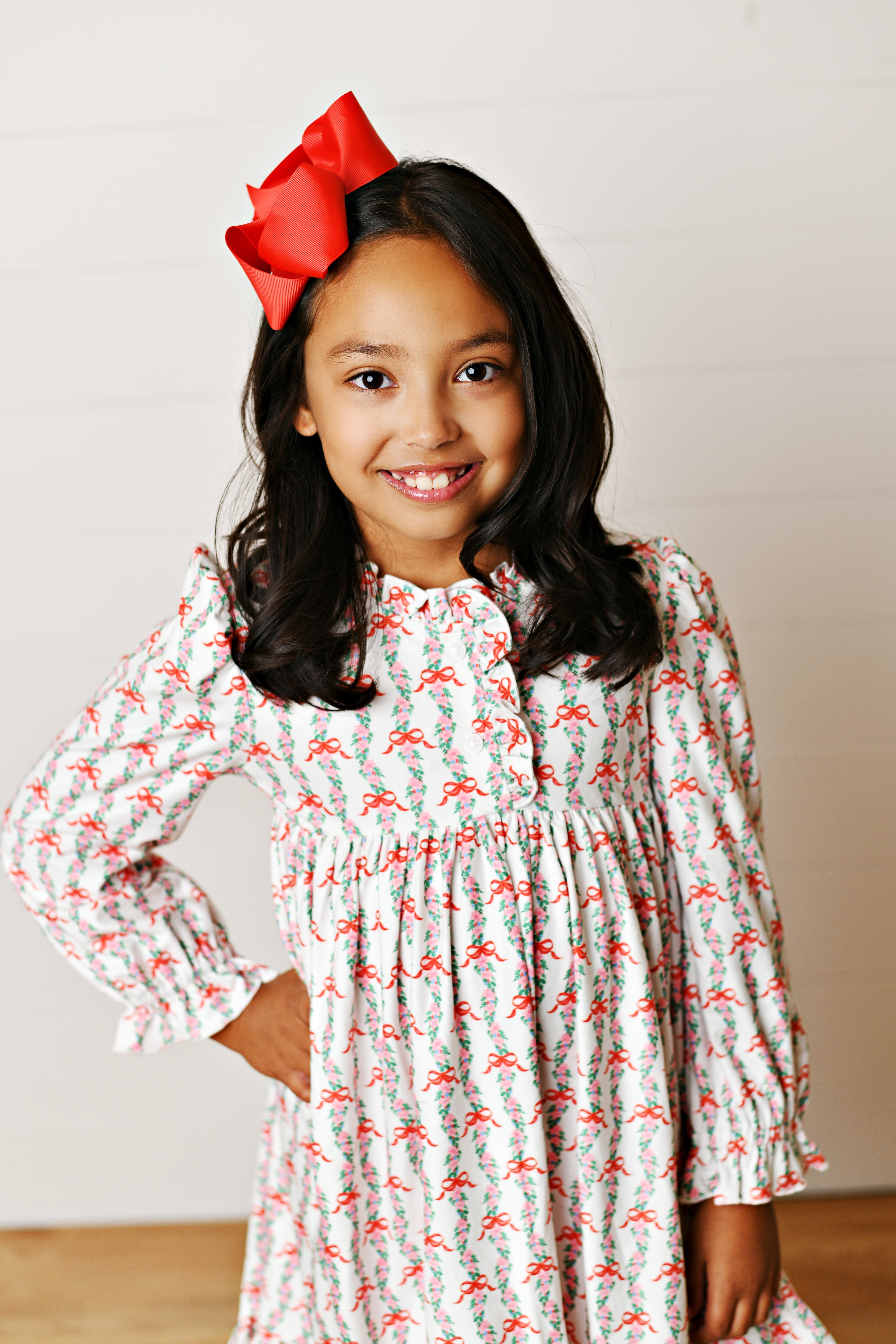 Christmas Bows Lounge/Play Dress