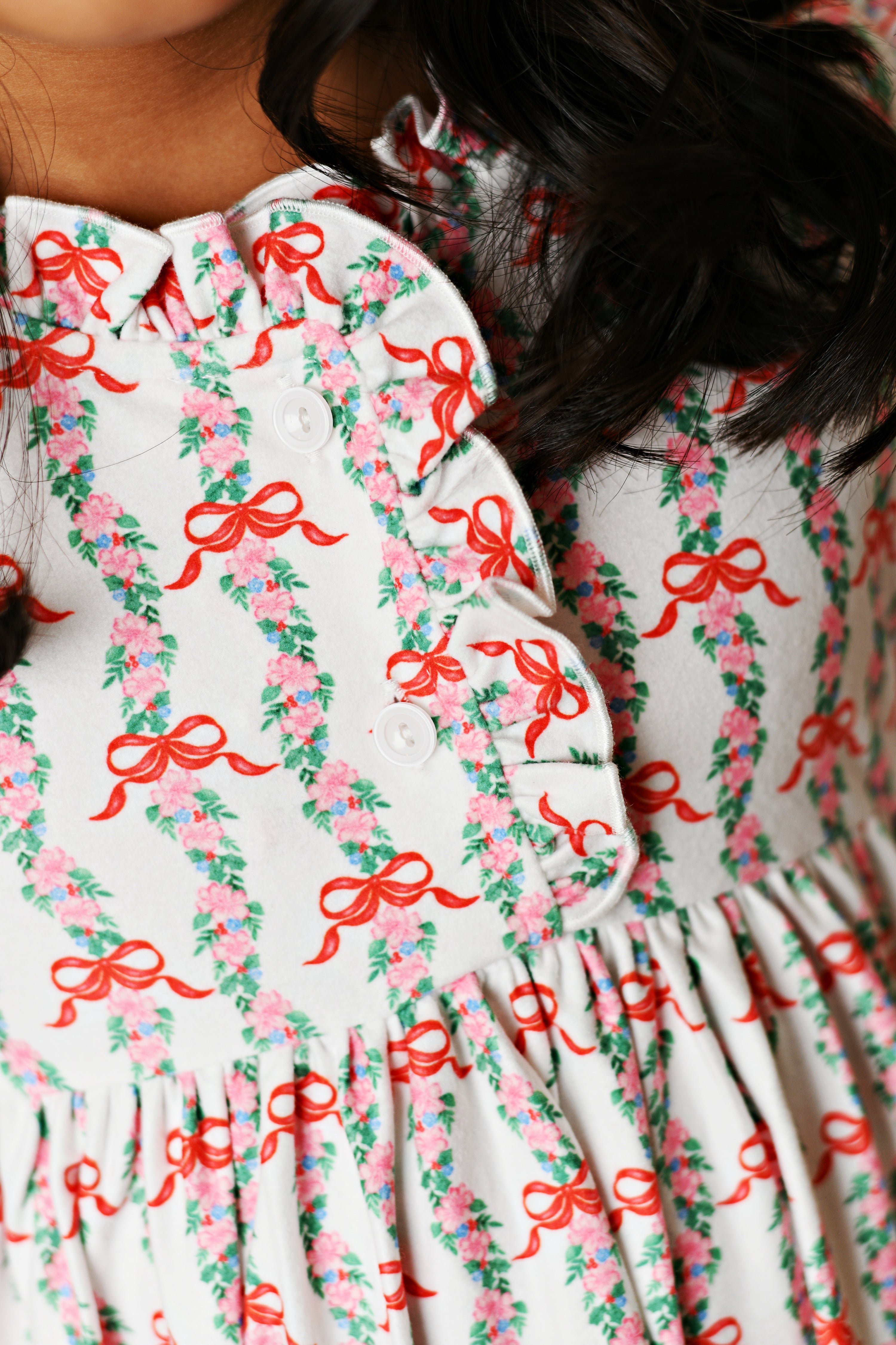 Christmas Bows Lounge/Play Dress