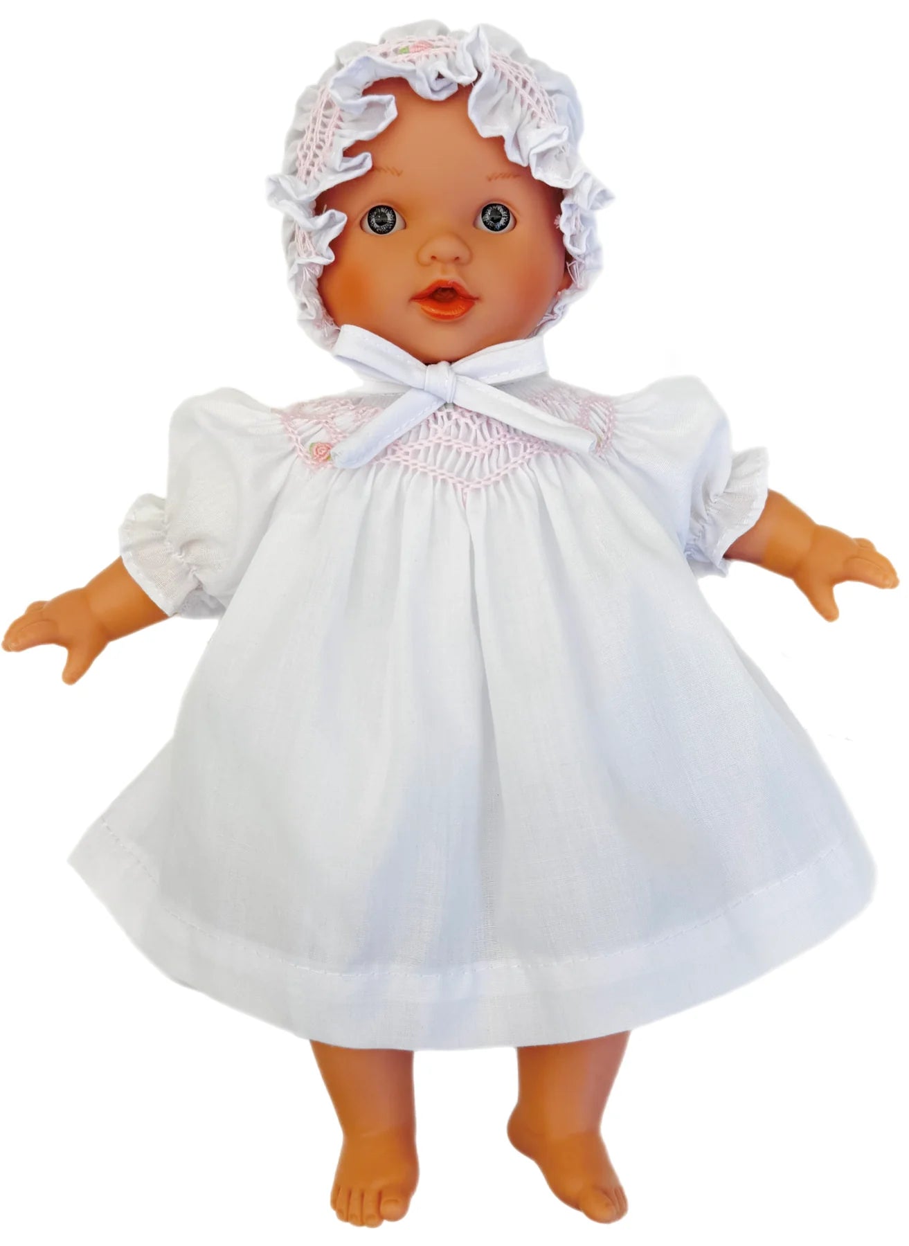 Rosalina 10" Abby Doll with White Dress &amp; Bonnet