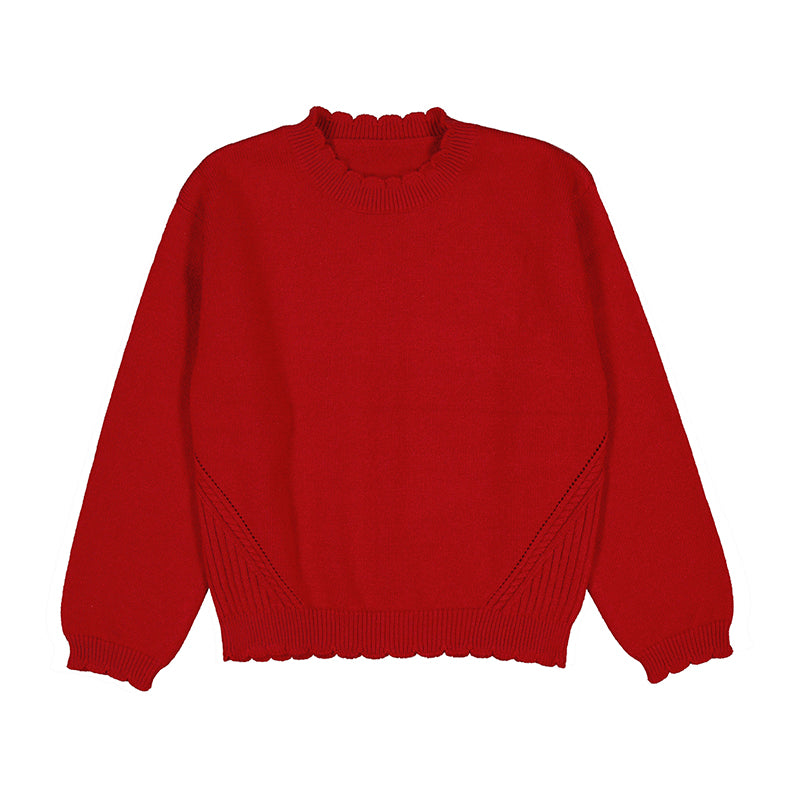 Mayoral Basic Knit Sweater - Red