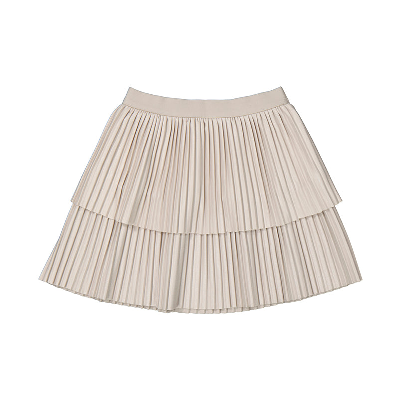 Gold Pleated Skirt