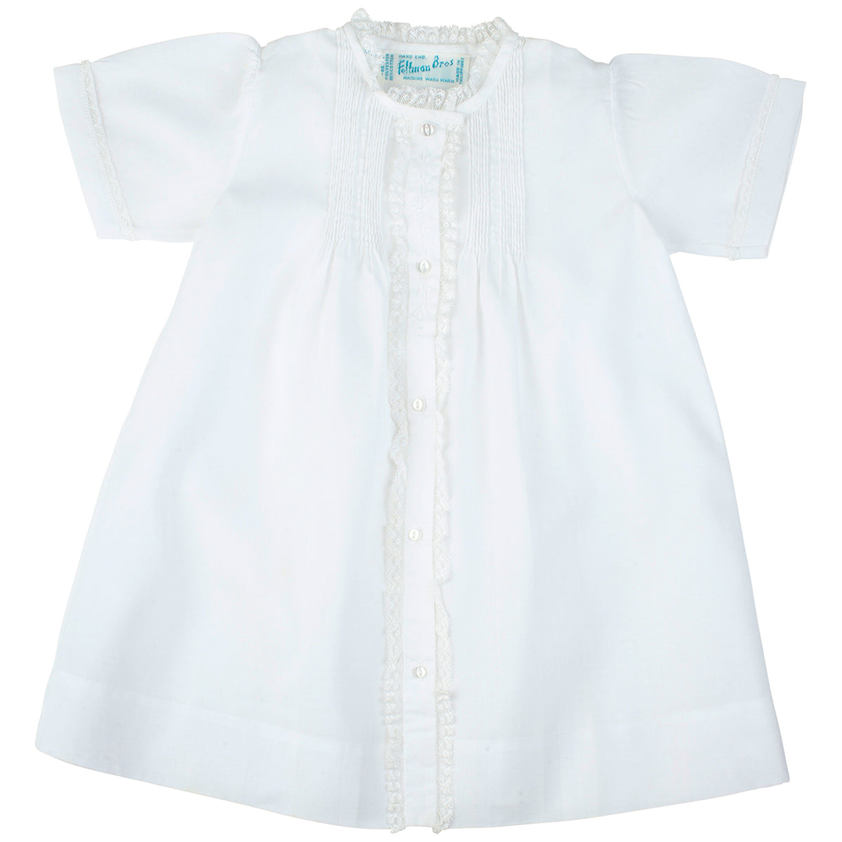 Feltman Brothers Newborn Folded Daygown: White