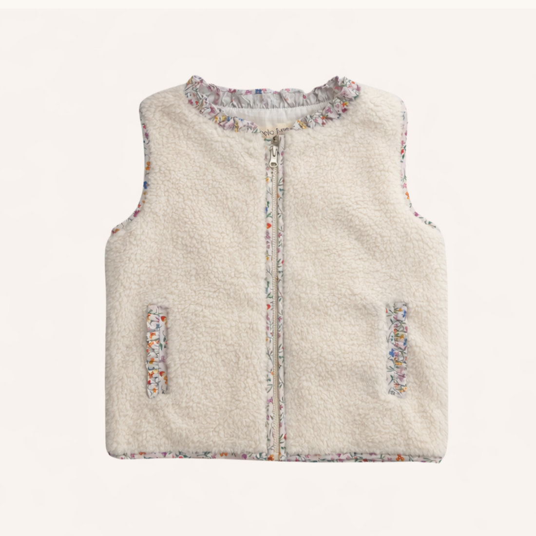 Sherpa Vest: Floral