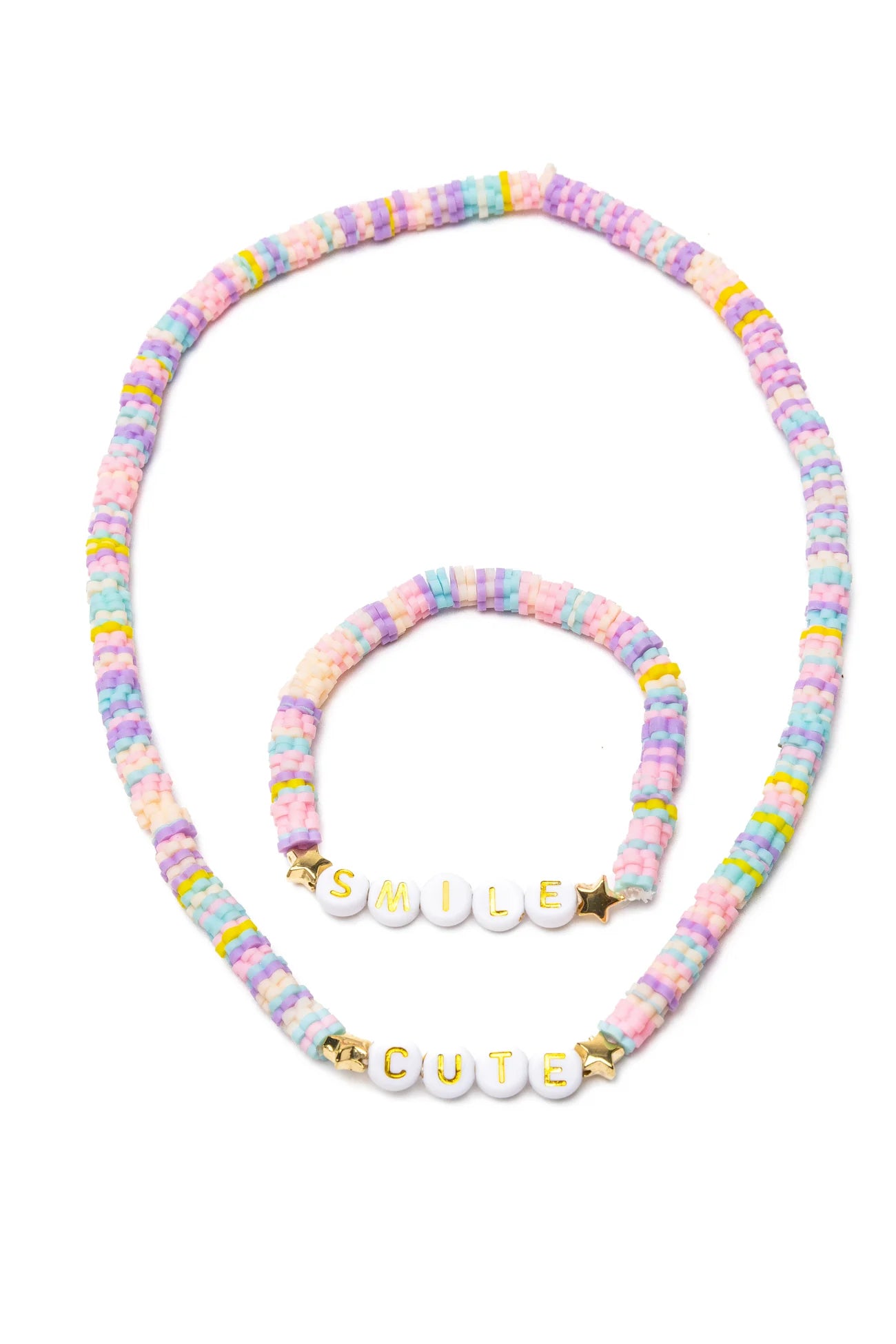 Cute Smile Necklace &amp; Bracelet Set