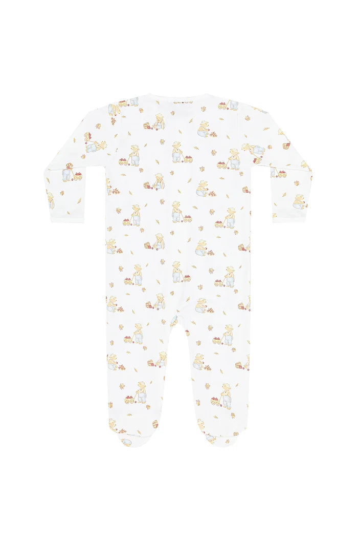 Harvest Time Zipper Footie