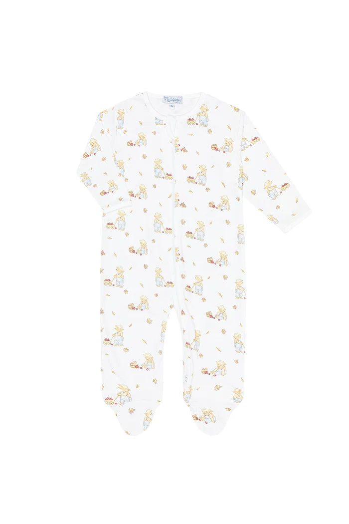 Harvest Time Zipper Footie