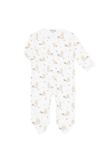 Harvest Time Zipper Footie
