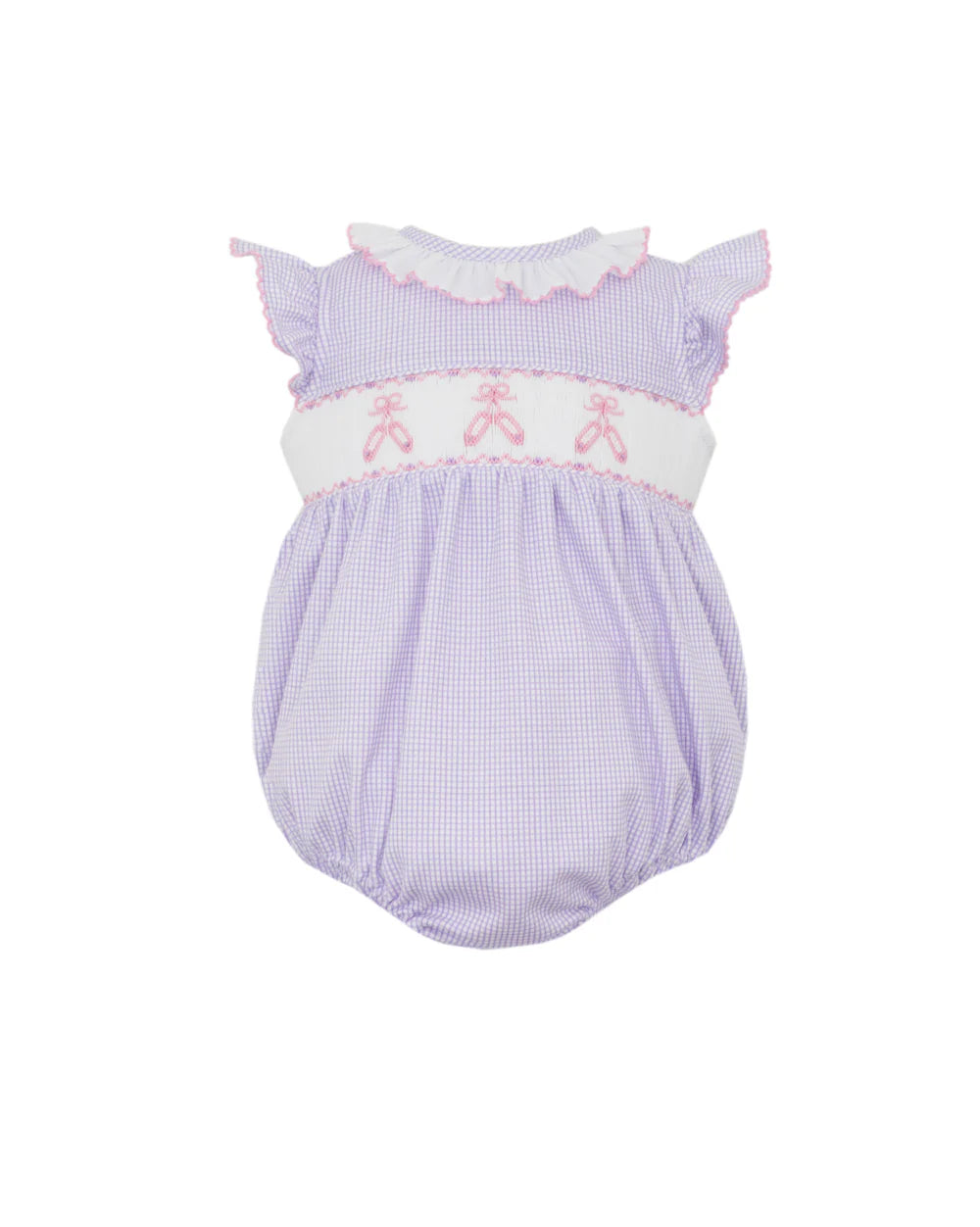 Ballet Slippers Smocked Bubble