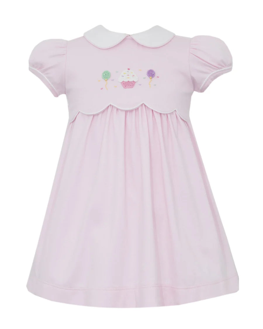 Cupcake Embroidered SS Dress