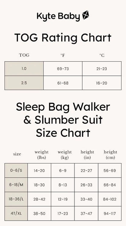 Kyte Baby Sleep Bag Walker - 1.0 TOG