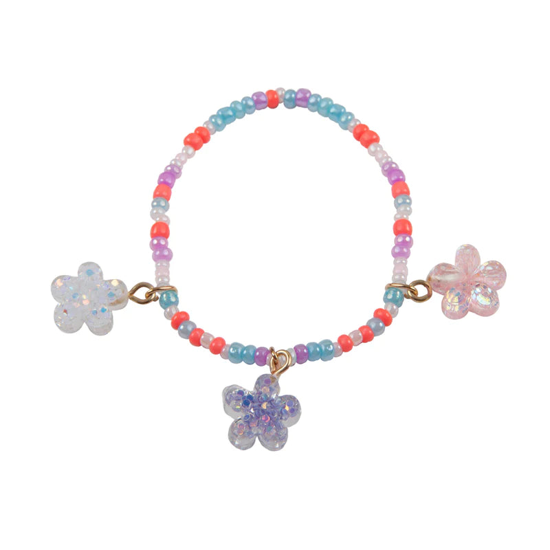 Shimmer Flower Bracelet