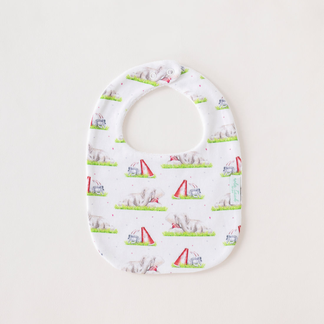 Mascot Mania Organic Cotton Bib: Alabama