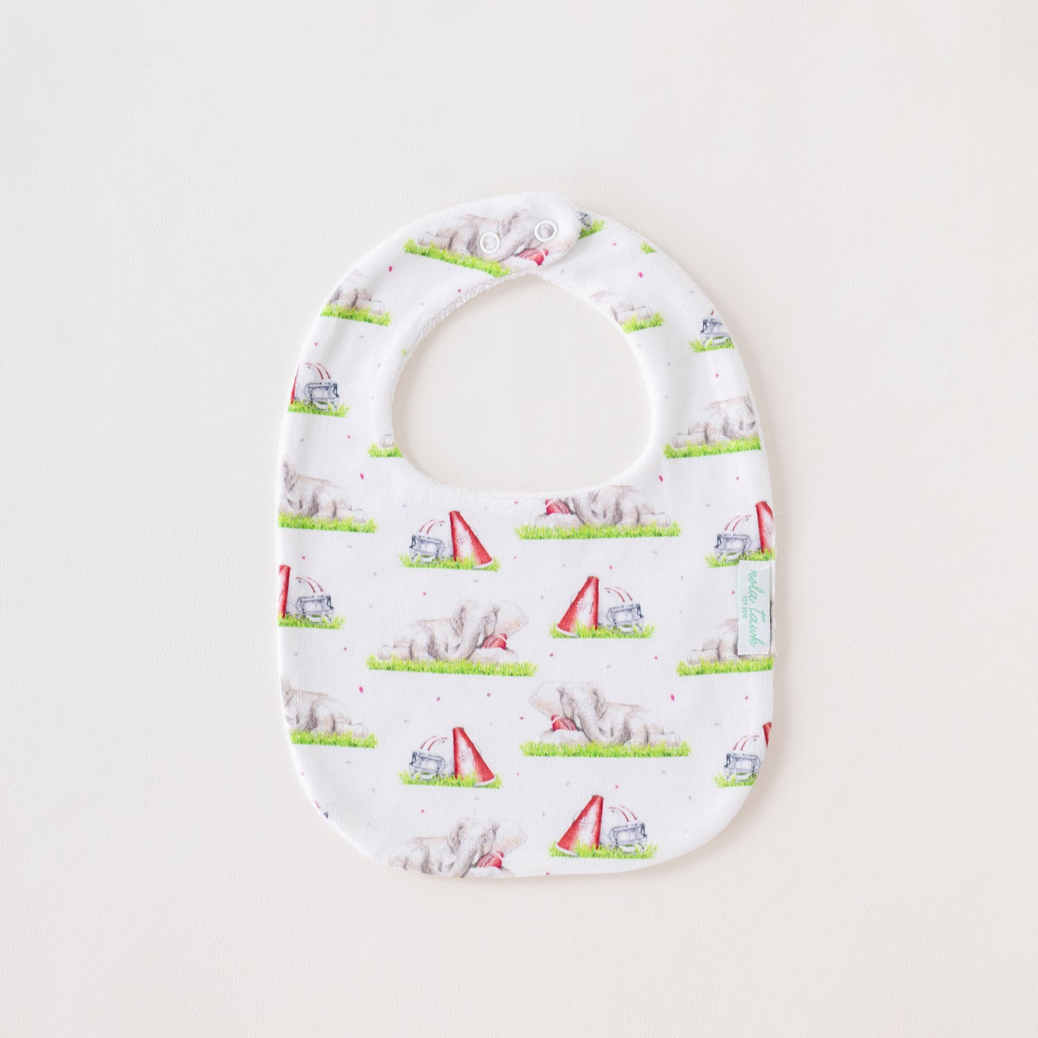 Mascot Mania Organic Cotton Bib: Alabama