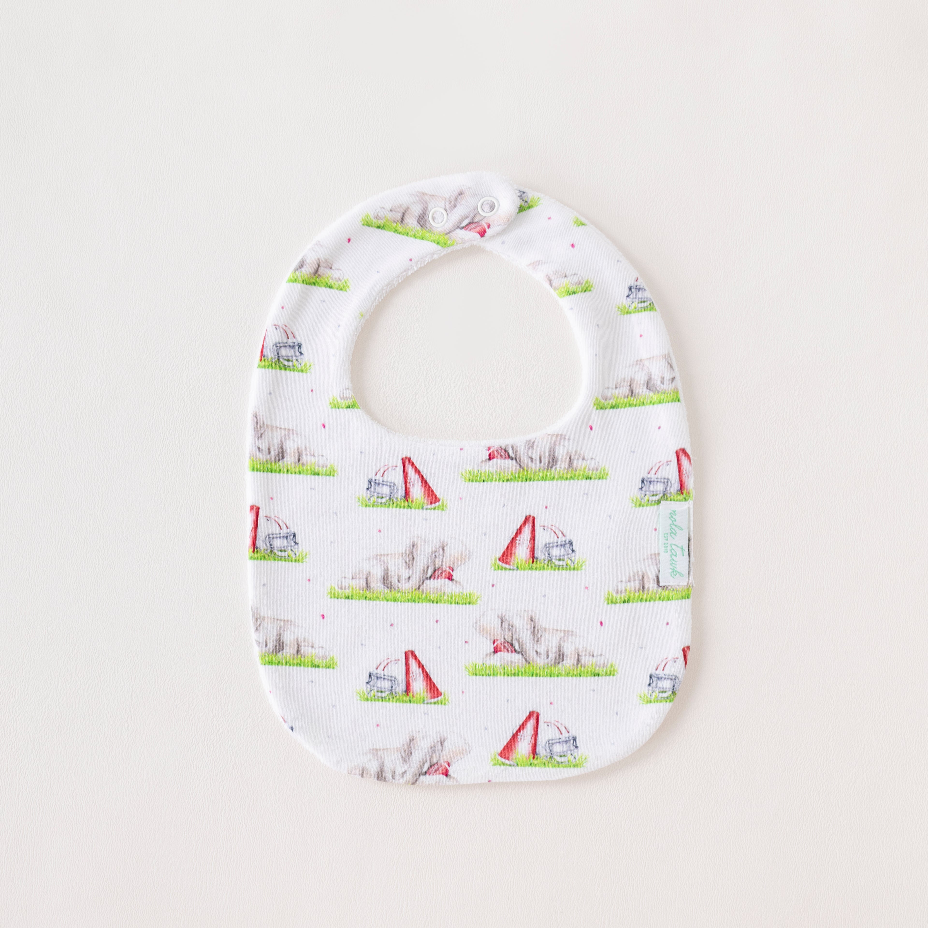 Mascot Mania Organic Cotton Bib: Alabama